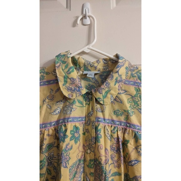 The Top Shop Maxi Nightgown Size Large, Pearlsnap Button - Picture 4 of 11